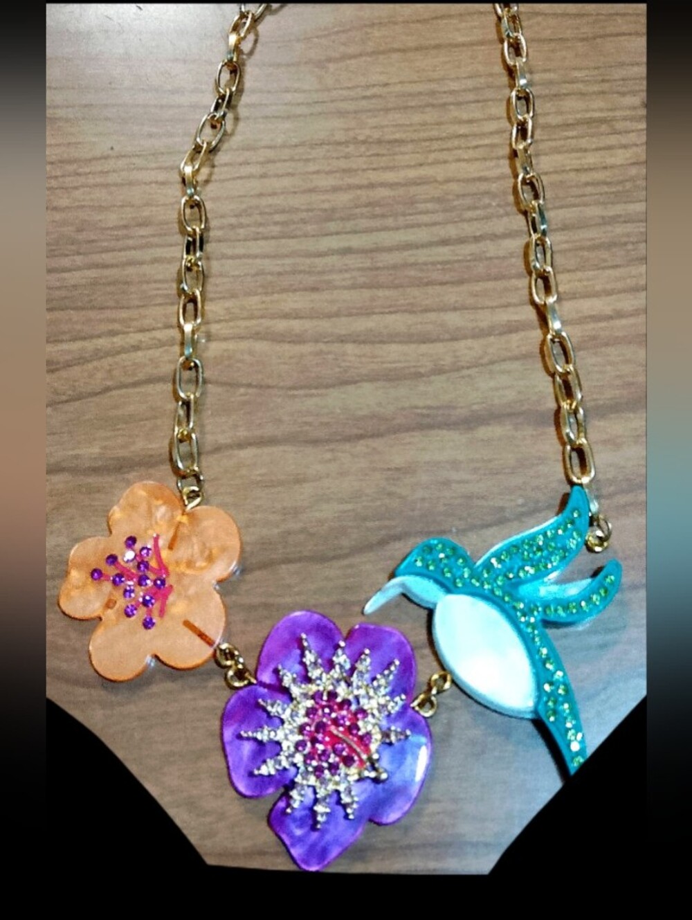 Women's Floral Statement Necklace